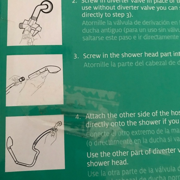 MEDLINE HANDHELD SHOWER BATH SAFETY w/Wall Holder 84" hose Never Opened - Picture 9 of 10